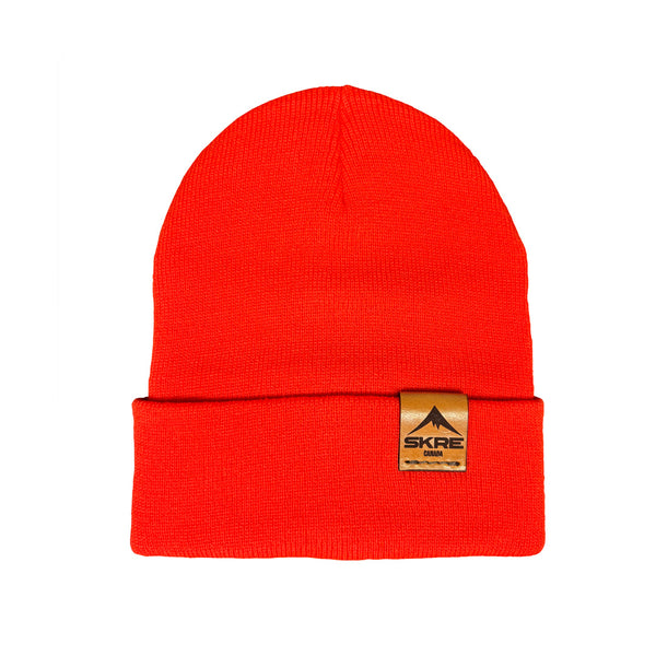 SKRE Canada Leather Tag Toque