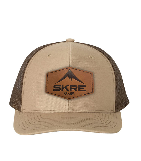 Skre Canada Leather Patch Hat