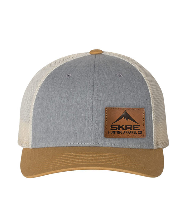 Skre Leather Patch Hat