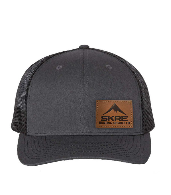 Skre Leather Patch Hat