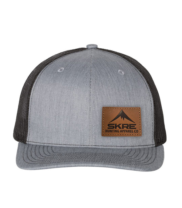 Skre Leather Patch Hat