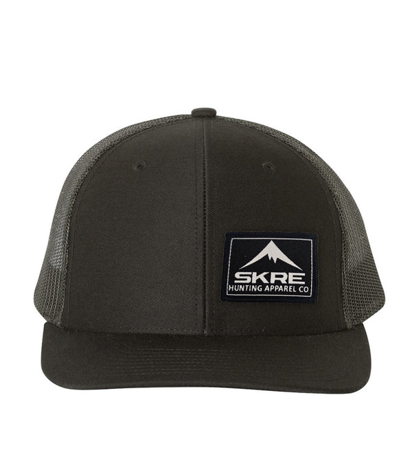 Skre Black Patch Hat