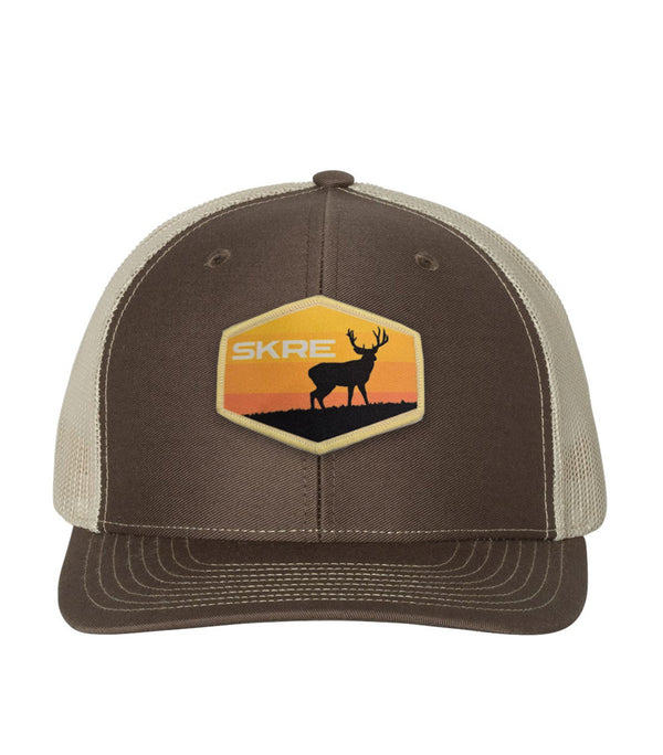 Skre Mule Deer Yellow Patch Hat