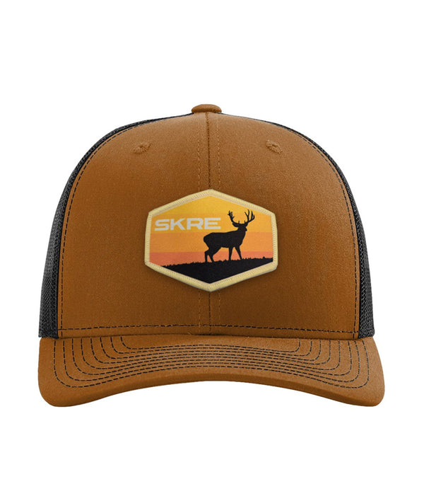 Skre Mule Deer Yellow Patch Hat