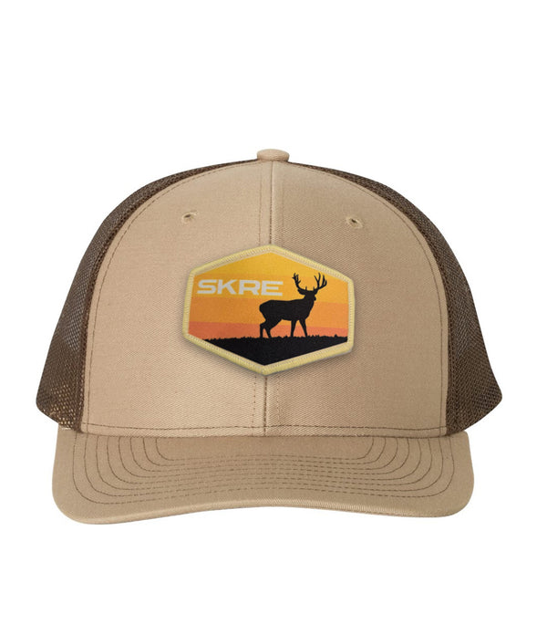Skre Mule Deer Yellow Patch Hat