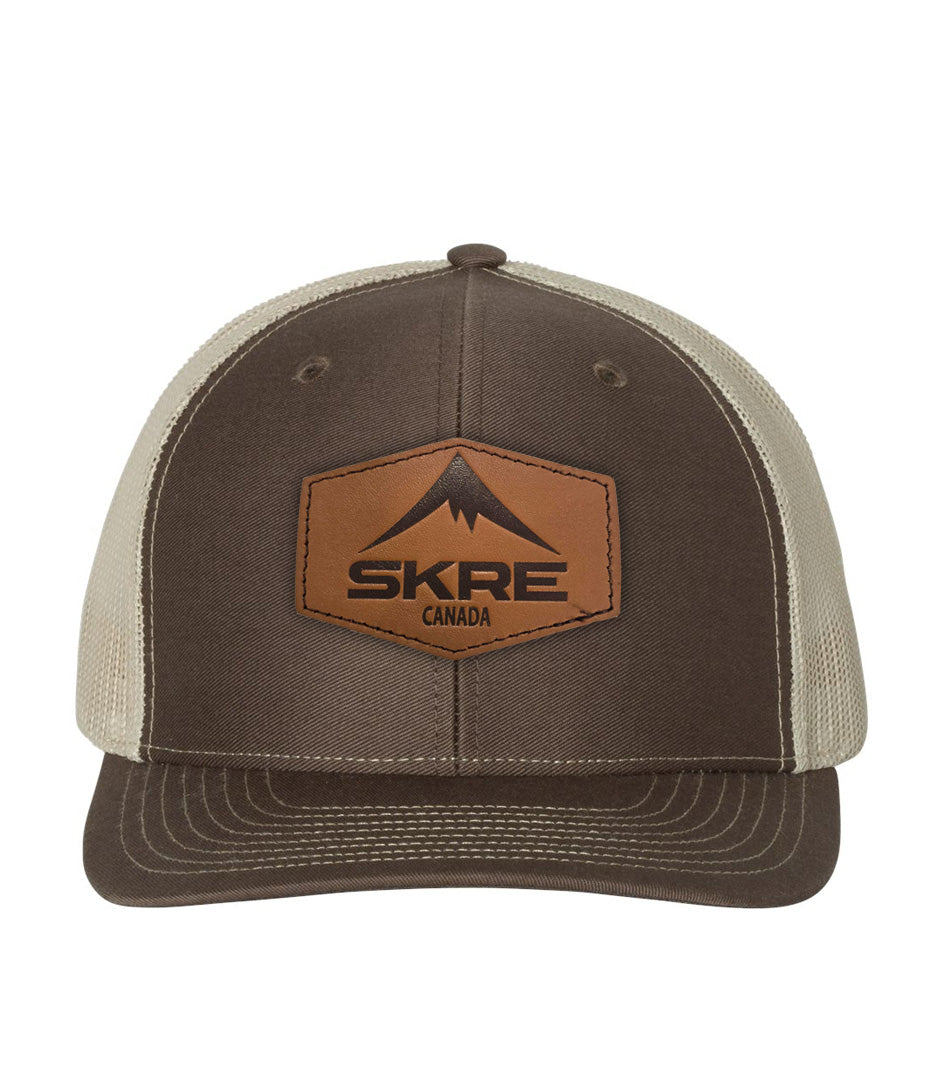 Skre Canada Leather Patch Hat