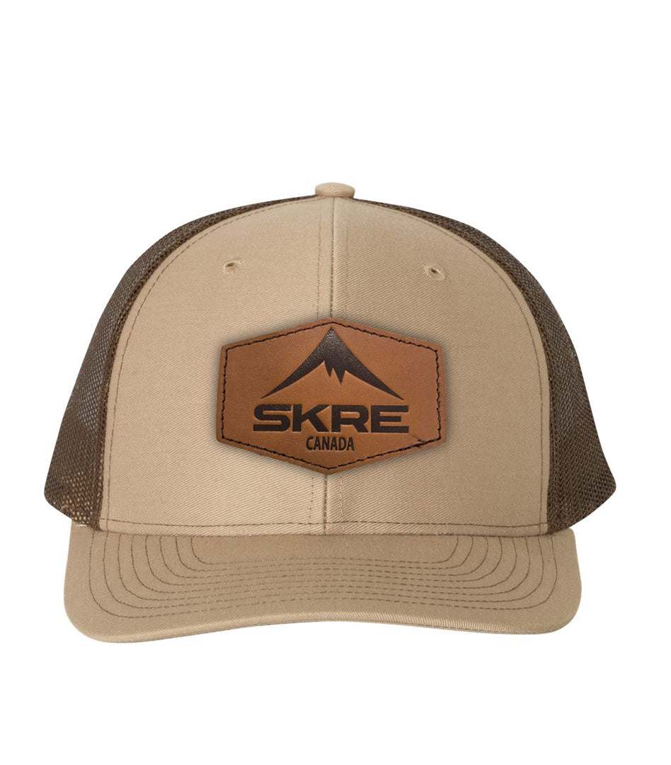 Skre Canada Leather Patch Hat