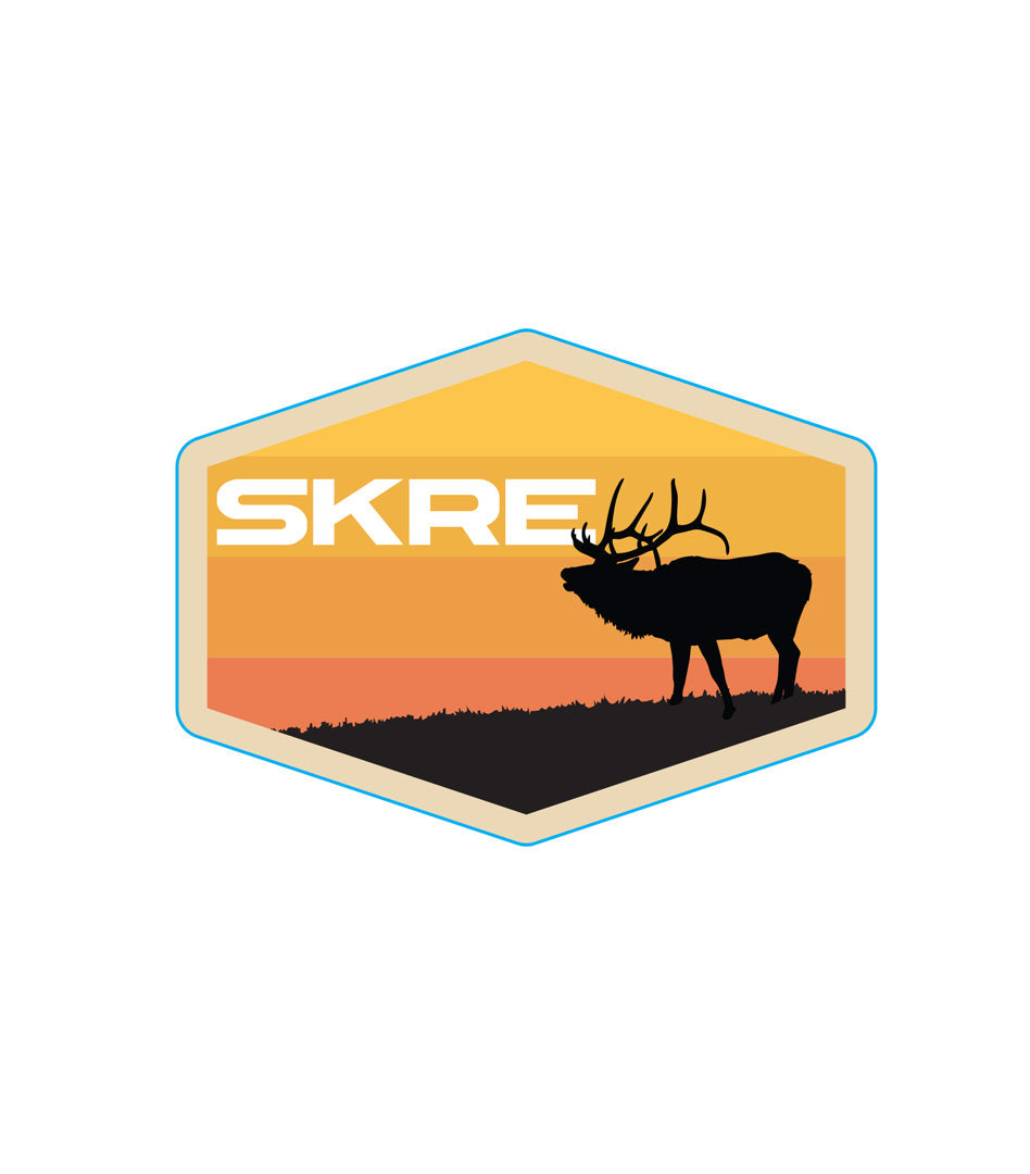 Elk Sticker - Yellow