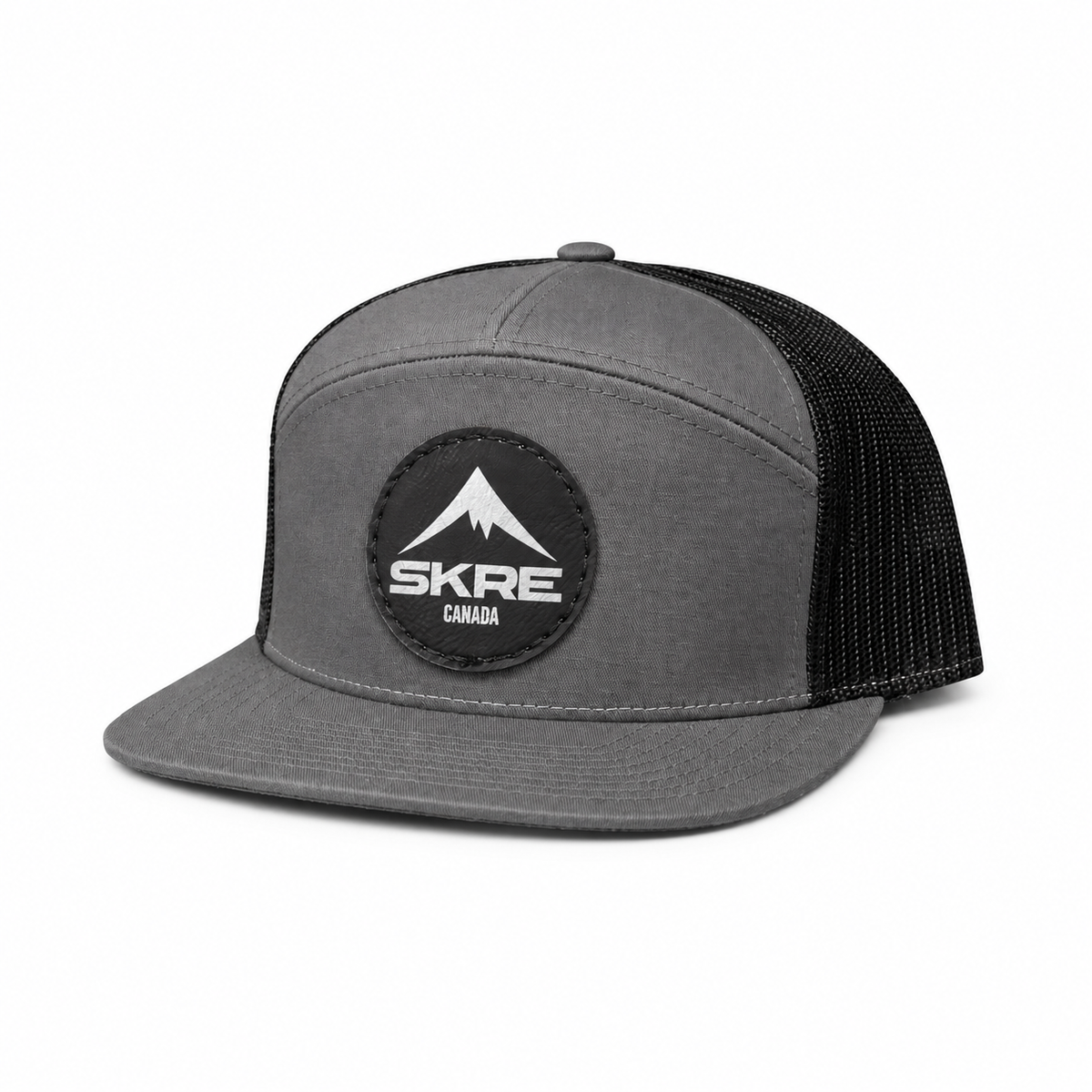 SKRE Canada Round Patch Hat Black