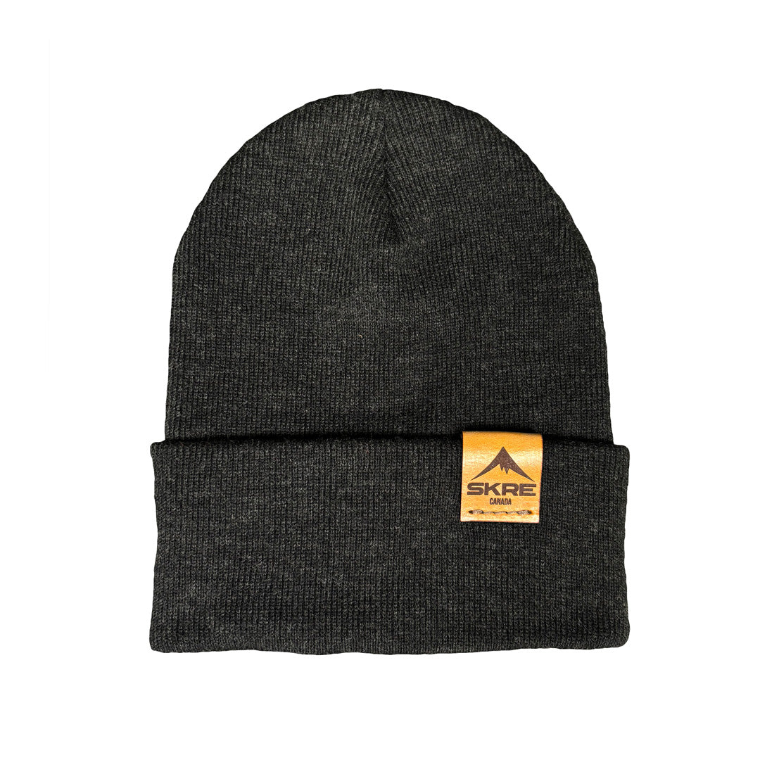 SKRE Canada Leather Tag Toque