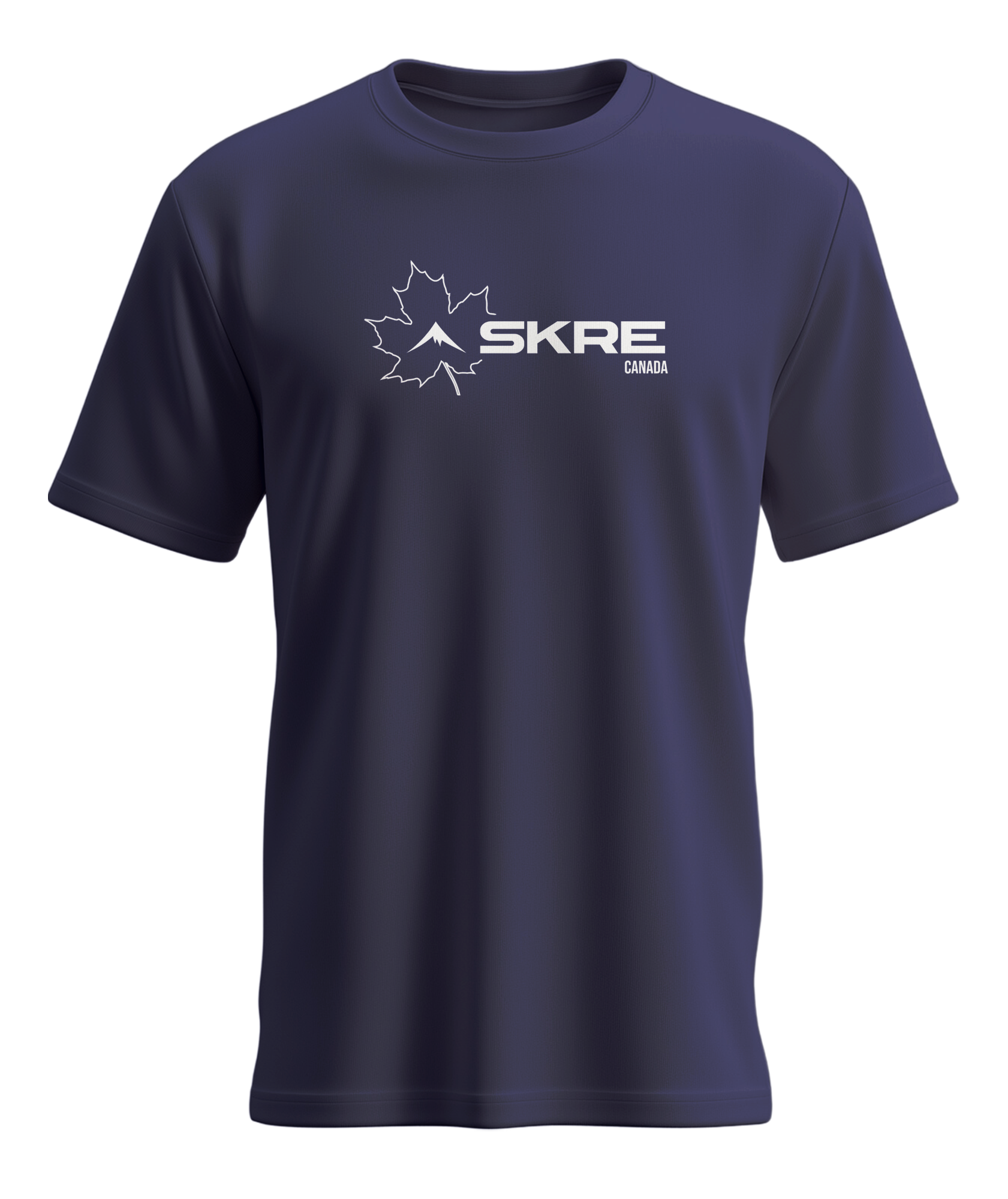 Maple Leaf Outline Crew Tee