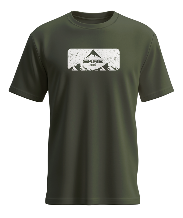 T-shirt ras du cou « MOUNTAIN SNOW »