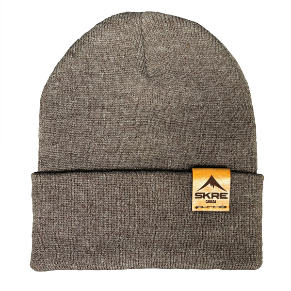 SKRE Canada Leather Tag Toque