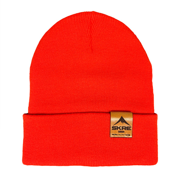 SKRE Canada Leather Tag Toque