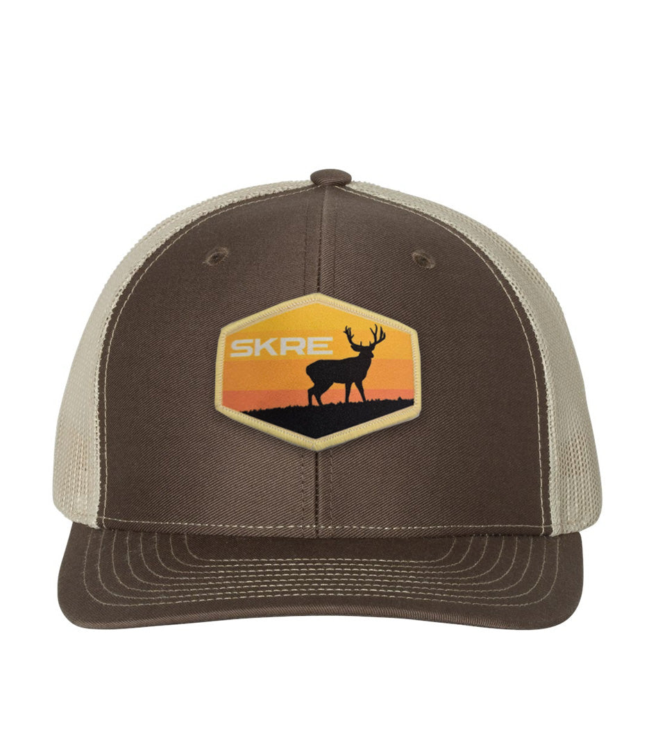 Skre Mule Deer Yellow Patch Hat