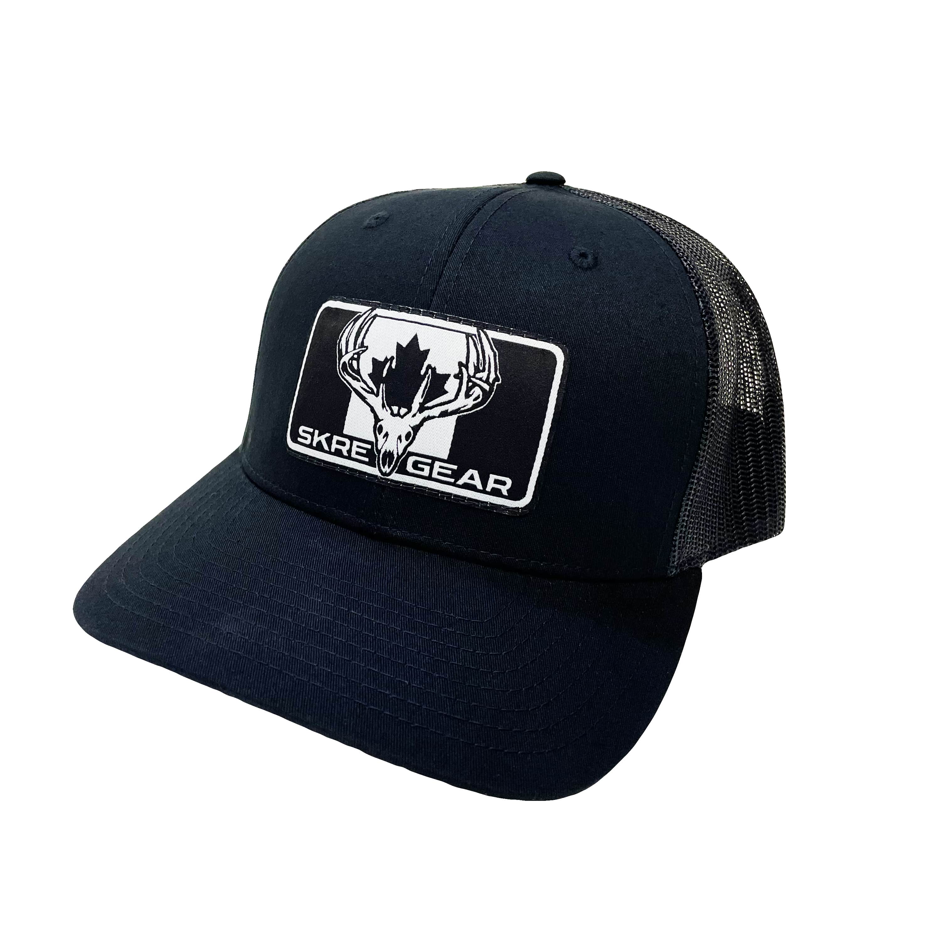 CHAPEAU À PATCH À TÊTE DE MORTE (QUEUE BLANCHE)