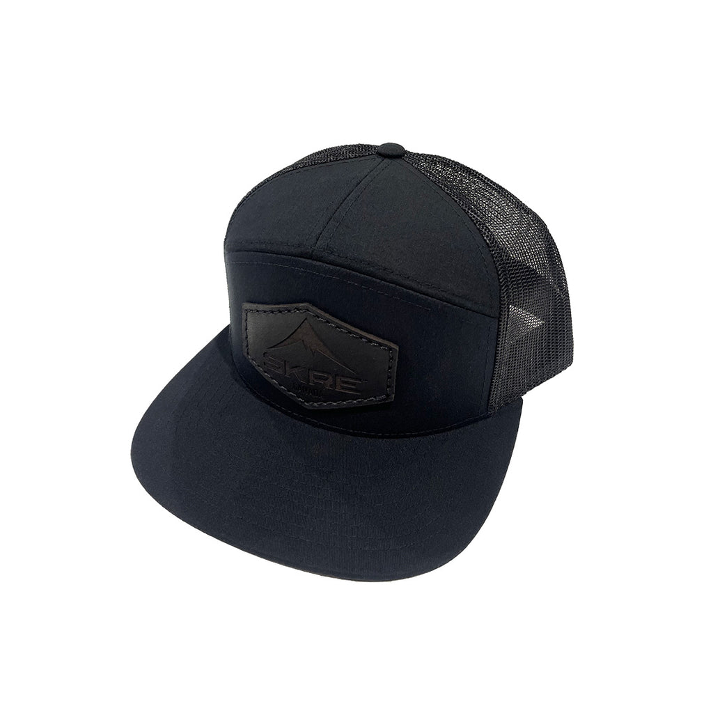 Black on Black Patch - Flatbrim Hat