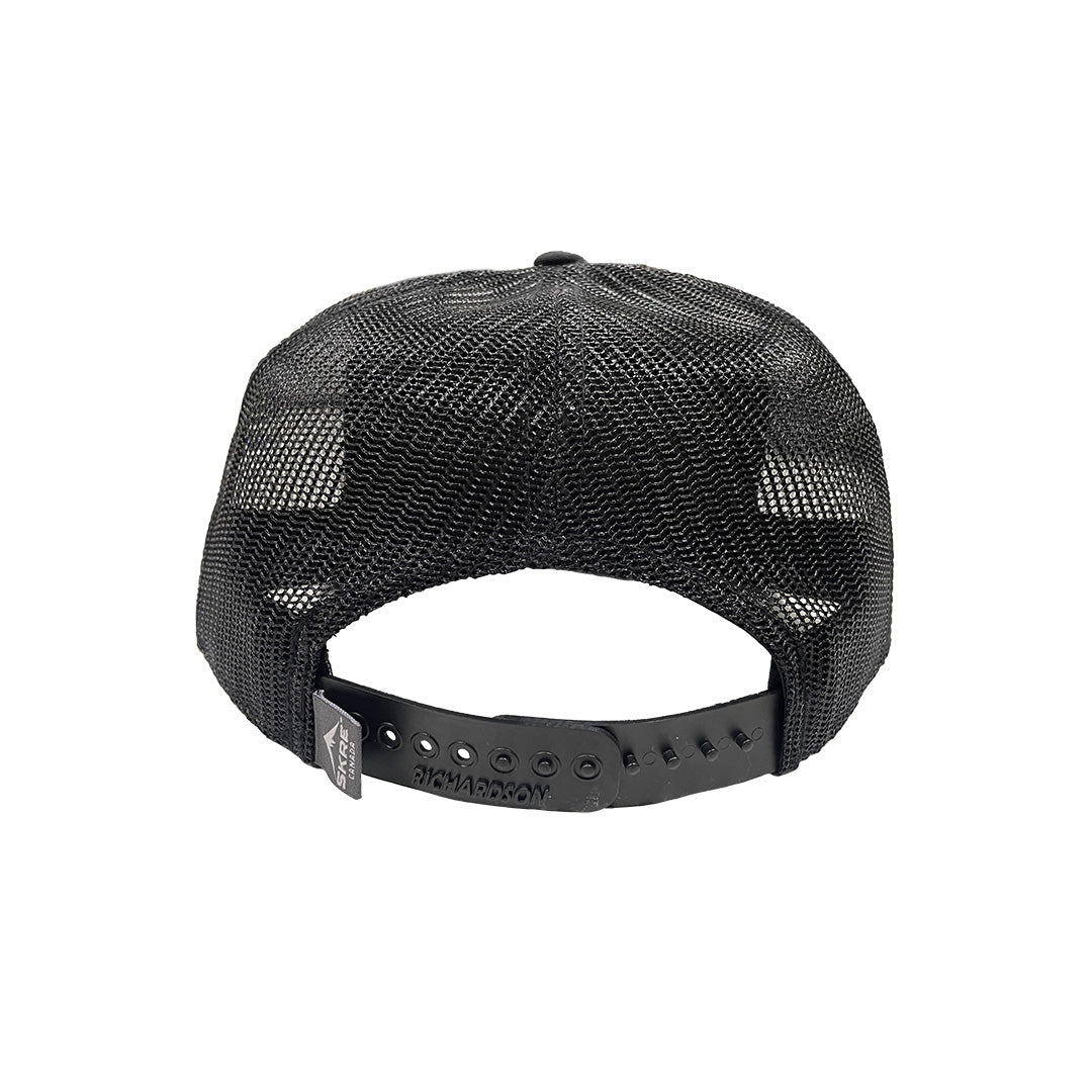 Black on Black Patch - Flatbrim Hat