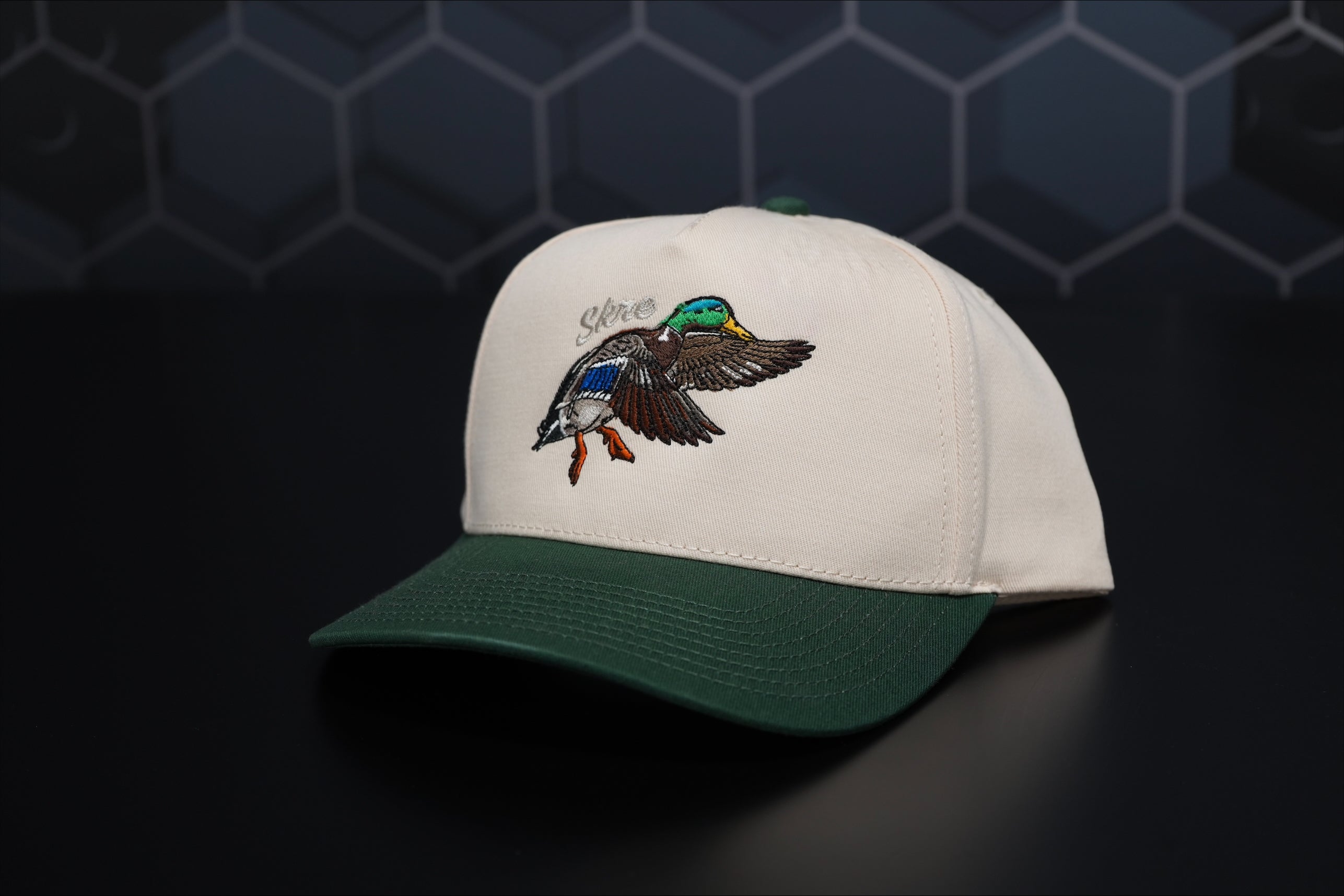 Cream/Dark Green (Mallard)